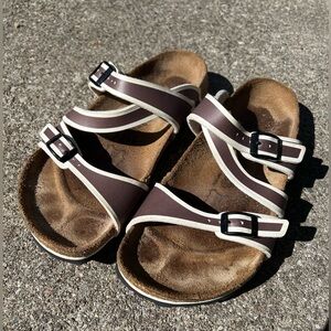 Birkis Multi Strap Salina sandals Size 37